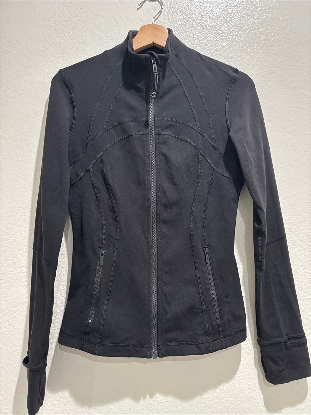lululemon black define jacket size 6